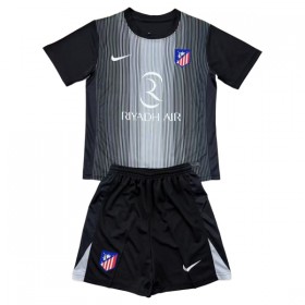 Atlético Madrid Målmand Børn 2025-26 Sort - Fodboldtrøjer (S/S)